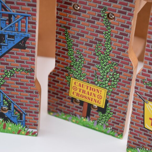 Race Wooden Mountain Risers Discontinued Replacement Pieces Thomas Tank Engine - Picture 6 of 9